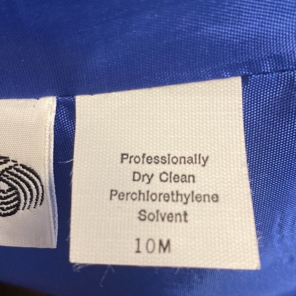 Vintage 90s Field’s Classic Blazer Royal Blue Wool single breasted size 10 - Picture 8 of 12